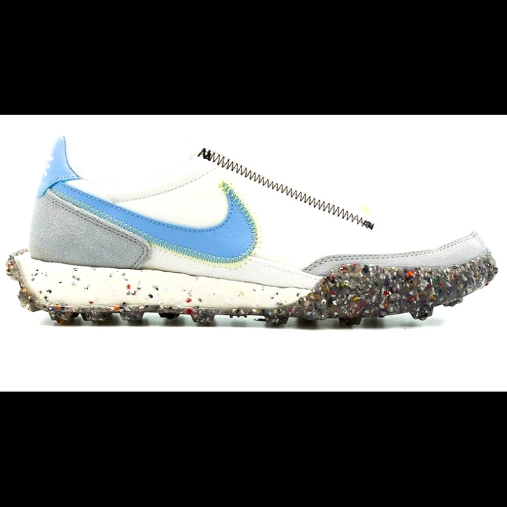 Nike Waffle Racer Crater Summit White/Aluminum Size 7 in women's
